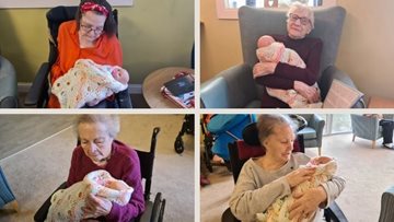 Love is all around at Woodside Court care home